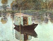 Claude Monet The Studio Boat Norge oil painting reproduction